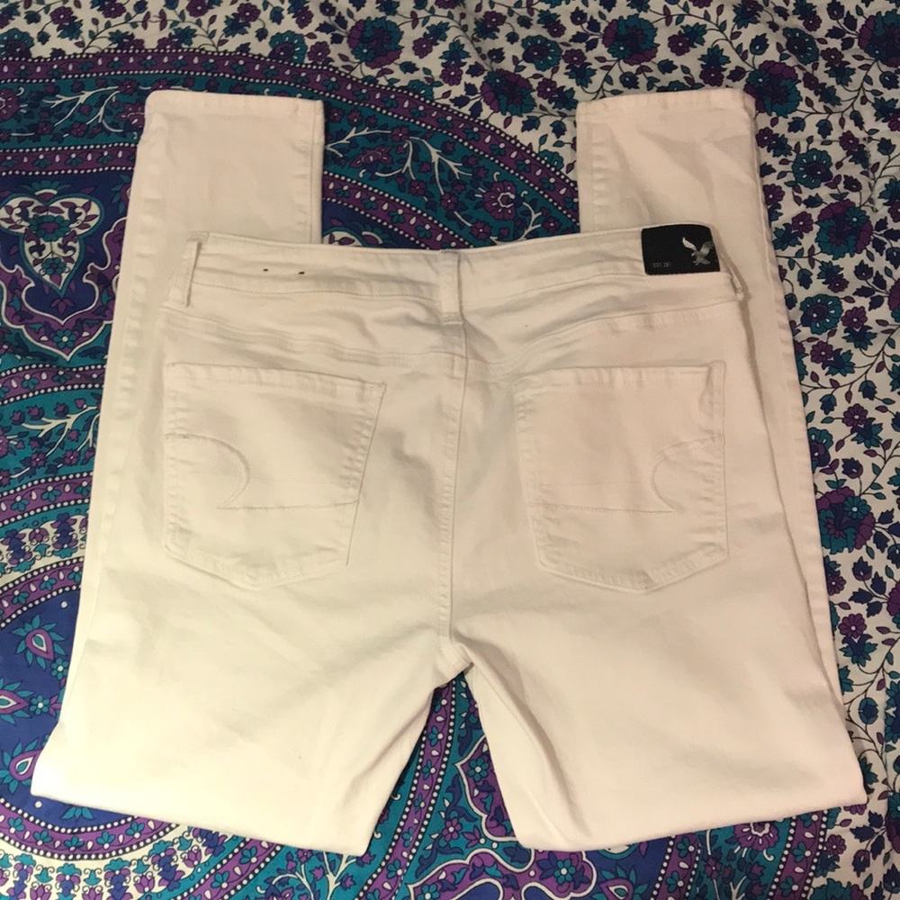American Eagle White Jeggings Size 12